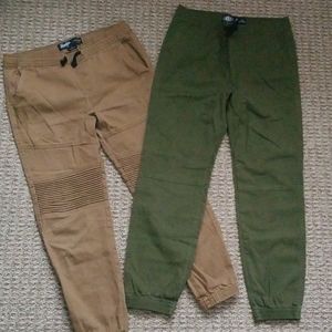 Pair of boys joggers size L and XL 14-16
